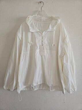 Mariae Hooded 2-way Anorak White